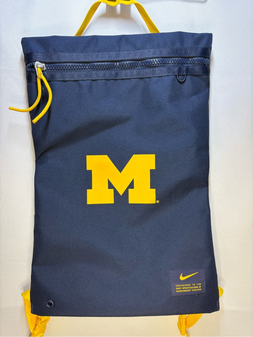 Nike Michigan Wolverines Utility Gymsack Drawstring Backpack - Great Condition!